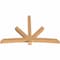 Ekena Millwork Alberta Smooth Timber Gable Bracket, Western Red Cedar, 96"W x 64"H x 5 1/2"D x 5 1/2"F, 16/12 Pitch GBW096X64X0606ALB00SWR - alternate 2